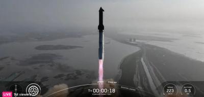 Neunter Testflug von SpaceX-Riesenrakete gestartet – Kontrolle über oberste Stufe verloren