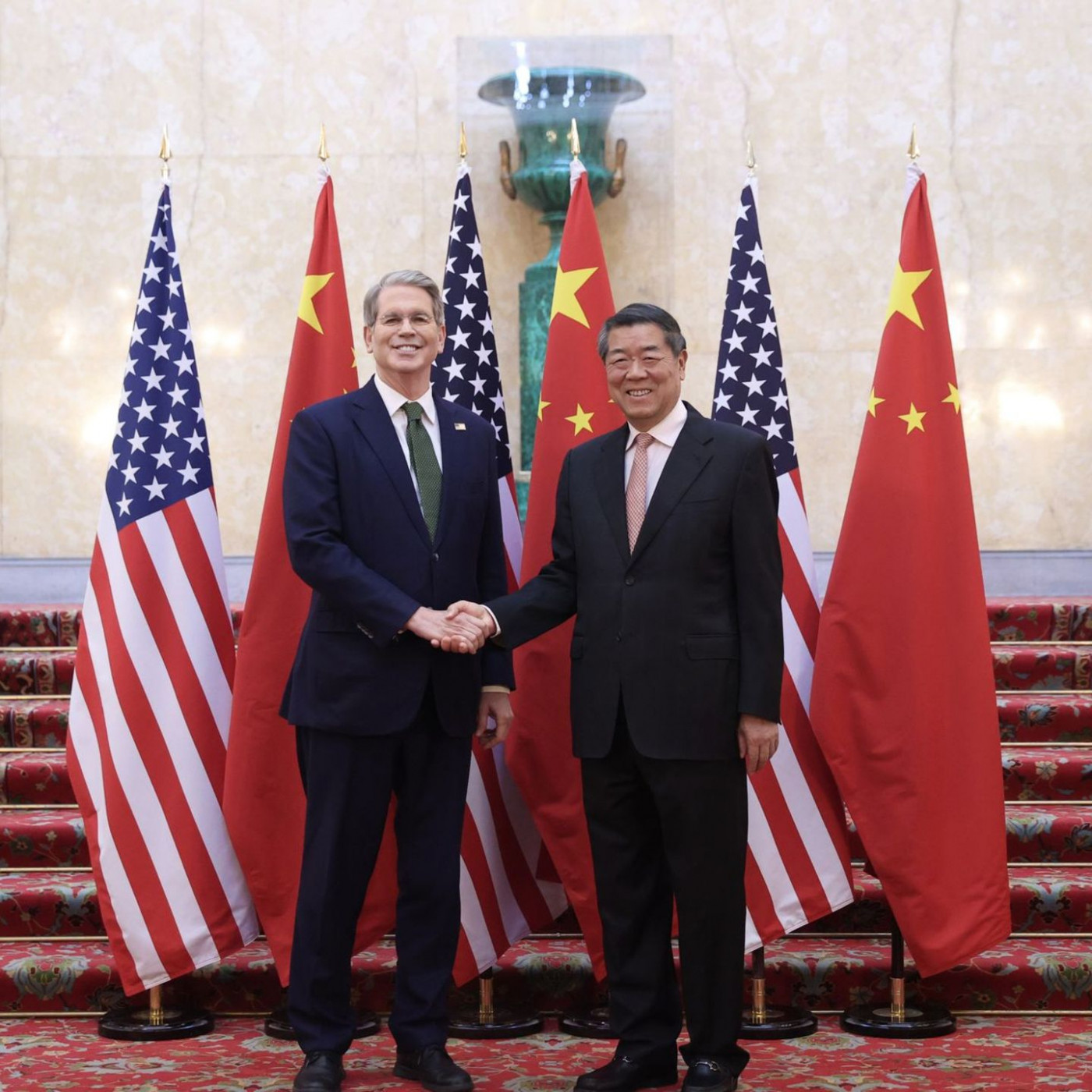 Staatsmedien: China und USA sprechen in London weiter