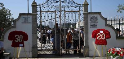 Polizei räumte Friedhof, auf dem Diogo Jota begraben wurde