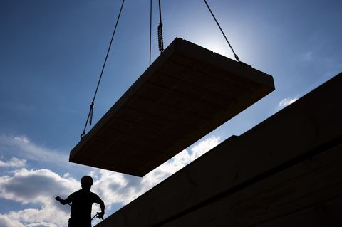 Schwache Baukonjunktur trifft auch Fertighäuser