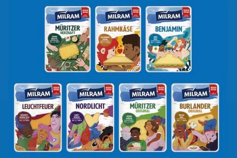 Milrams Käse-Verpackungen halten manche für totalen Quark