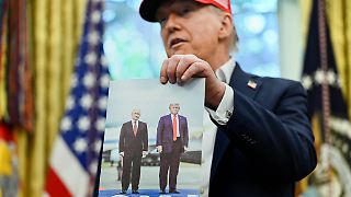 Trump sogt für bizarren Foto-Moment: Putin "wird zur WM kommen"