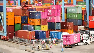 Deutsche Exporte sinken - vor allem in die USA