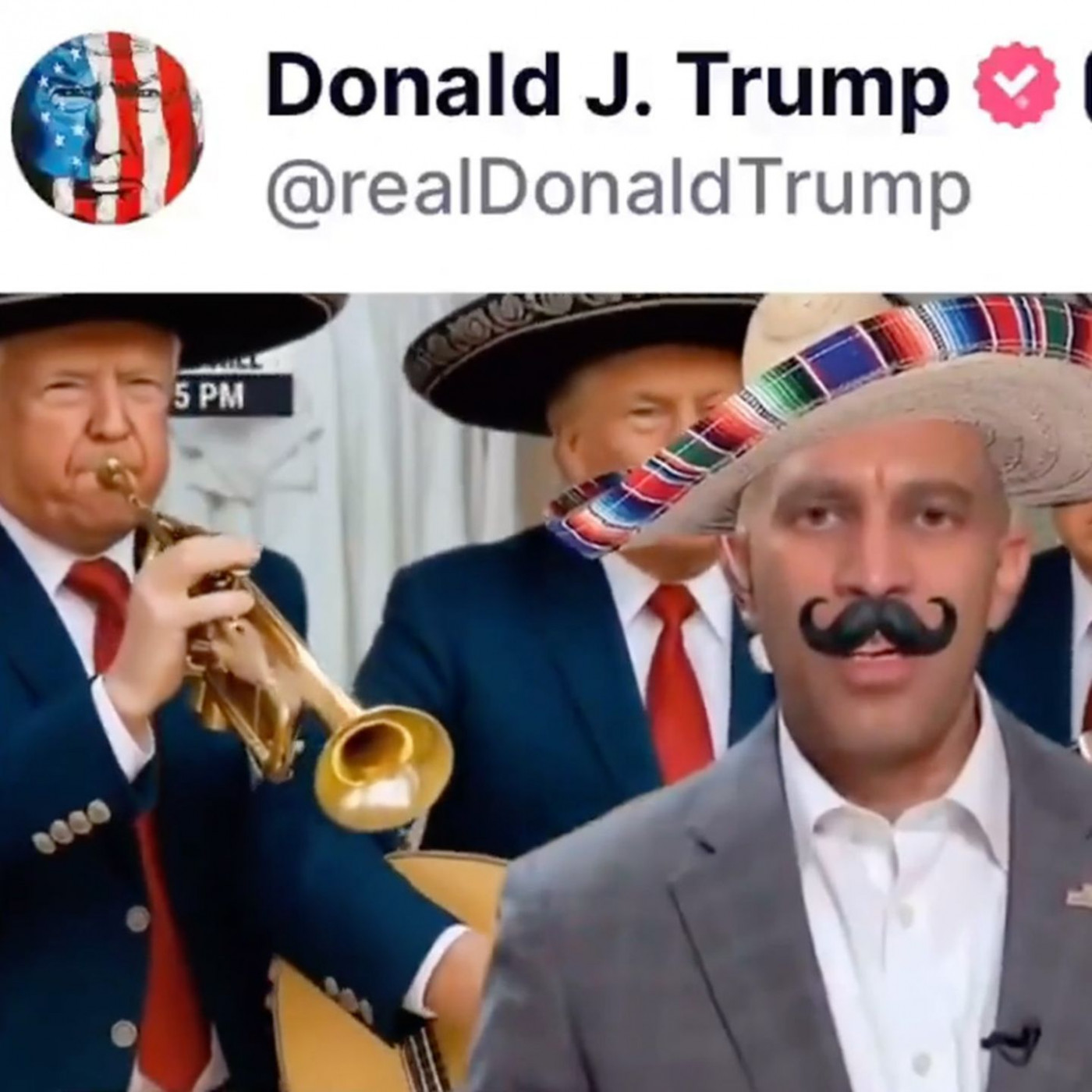 Trump schmäht Politiker mit rassistischen Fake-Videos
