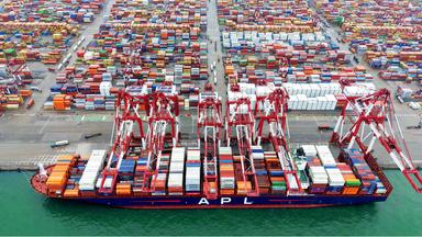 Chinas Außenhandel trotzt dem Zollstreit