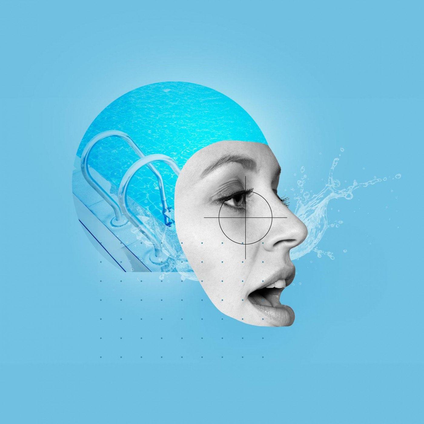 Warum diese Frau beim Schwimmen immer Schmerzen im Gesicht hat