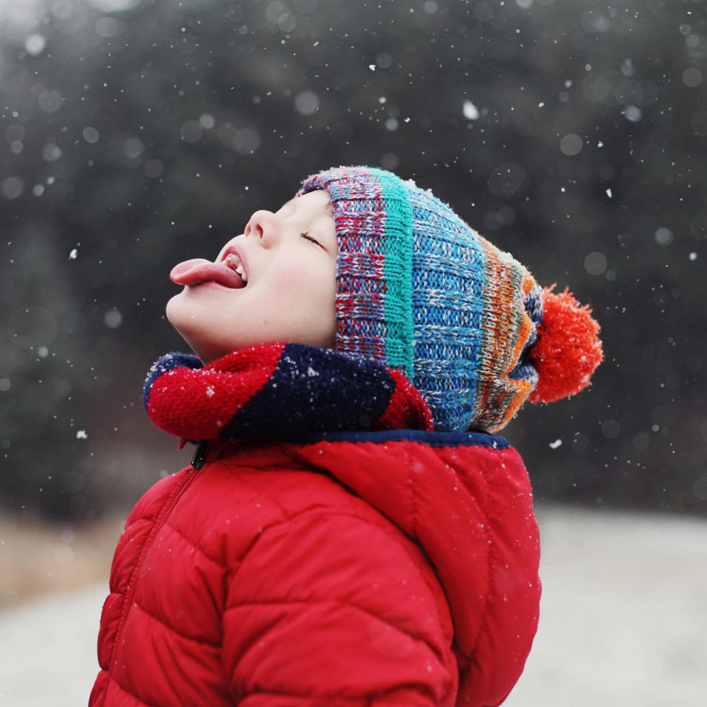 Warum man lieber keine Schneeflocken auf der Zunge schmelzen lassen sollte
