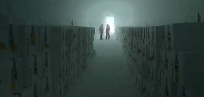 In dieser Eish&ouml;hle lagern Zeitkapseln bei minus 51 Grad