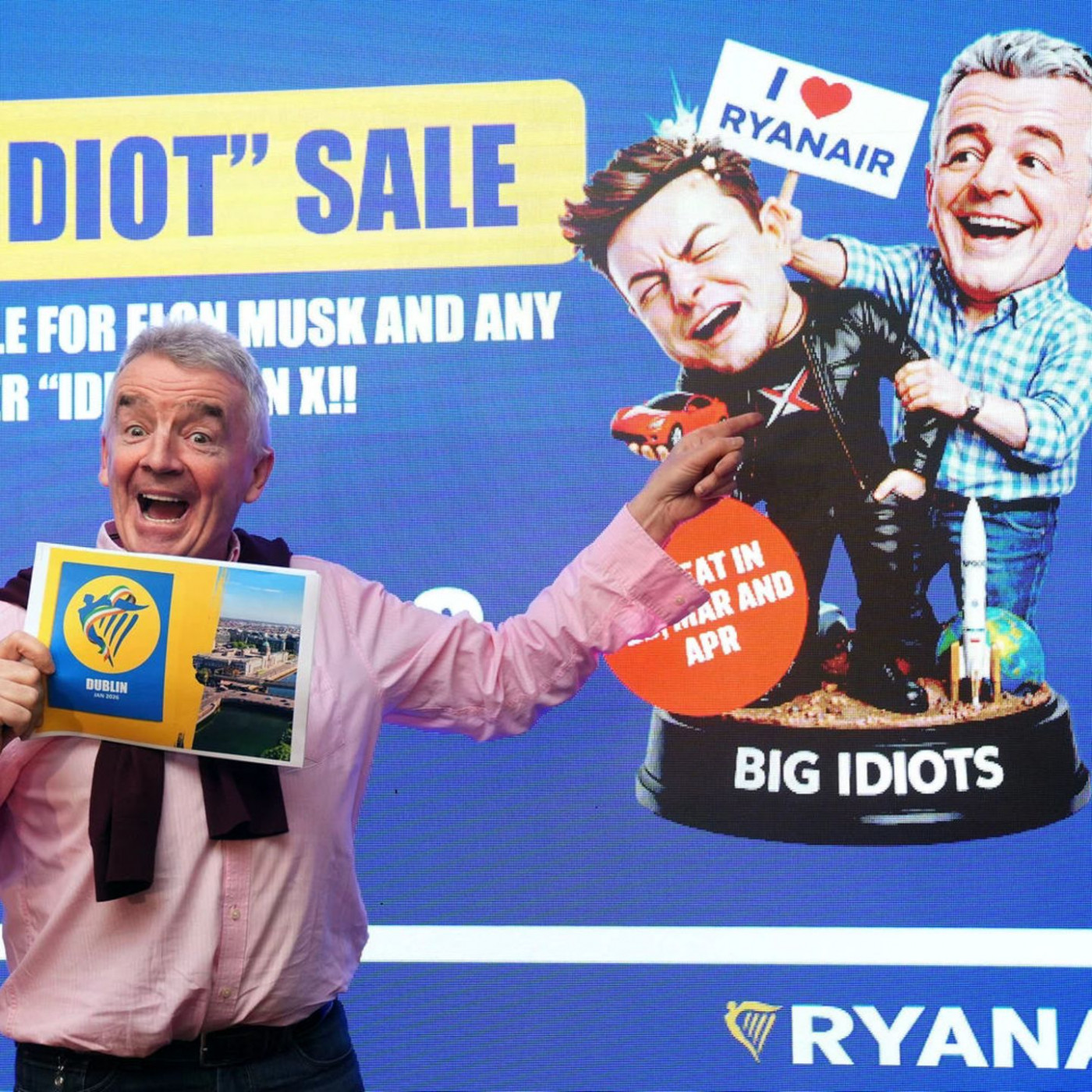 Ryanair-Kunden k&ouml;nnen vom Streit mit Elon Musk profitieren