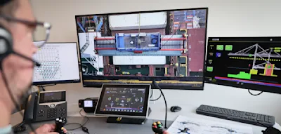 In Hamburg werden Containerbr&uuml;cken nun ferngesteuert