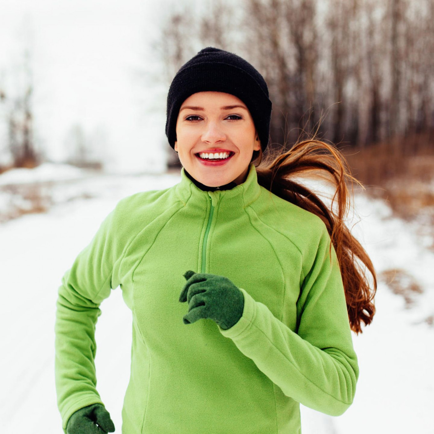 Spitzenathleten schw&ouml;ren auf Sport im Freien, gerade im Winter. Aus gutem Grund