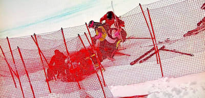 Heftiger Sturz von Lindsey Vonn &ndash; &bdquo;Mein Olympia-Traum ist noch nicht vorbei&ldquo;