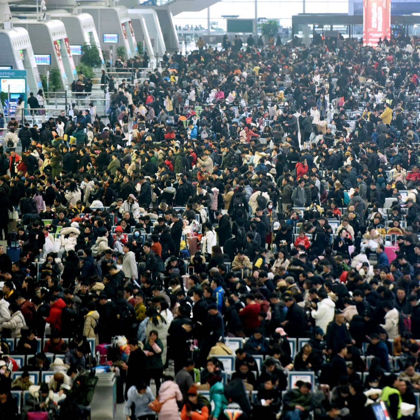 Rekord-Reiseverkehr zum chinesischen Neujahrsfest erwartet