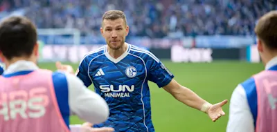 Schalke nimmt den &uuml;berragenden Dzeko vom Feld und bricht auseinander