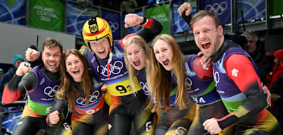 Gold mit der Staffel &ndash; Rodler Wendl/Arlt schreiben Sportgeschichte