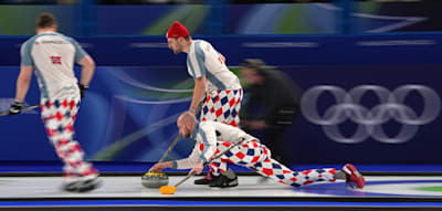 Norwegens Curler setzen ein Zeichen f&uuml;r den an Krebs gestorbenen Kapit&auml;n