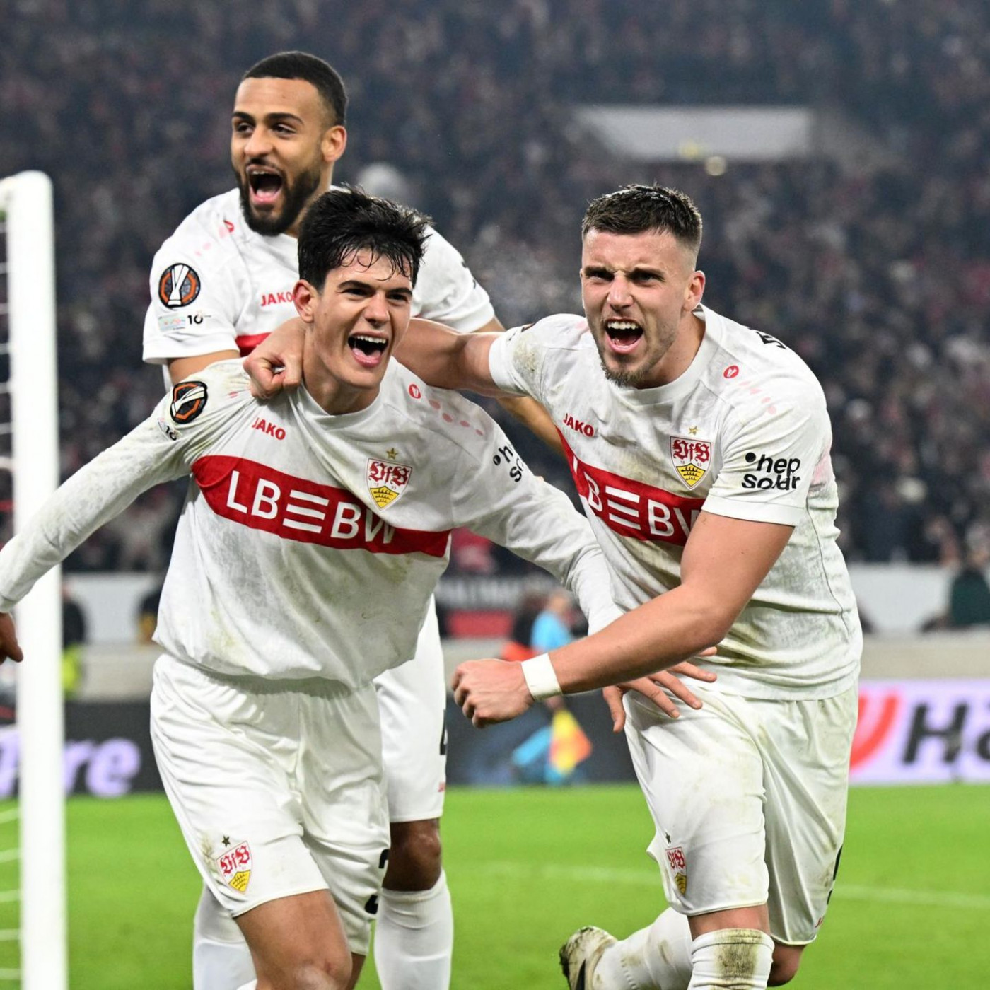 Hier l&auml;uft Stuttgarts Spiel bei Celtic Glasgow