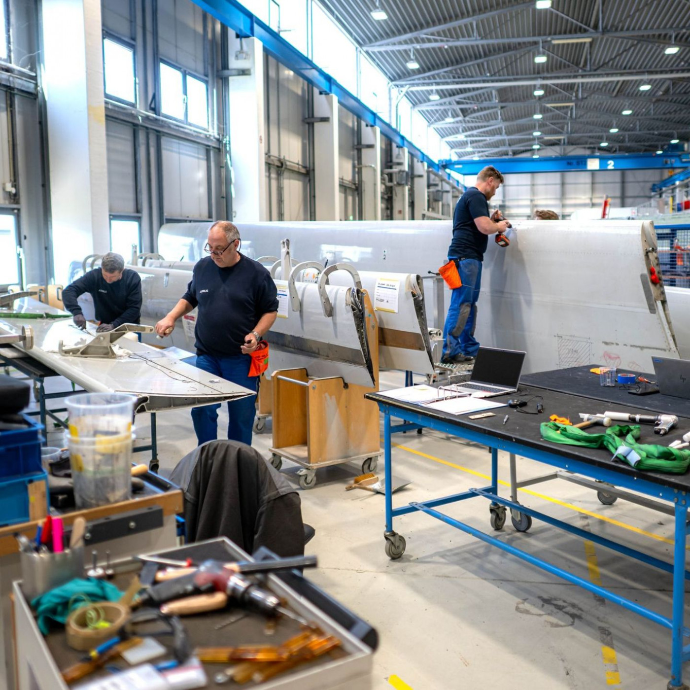 Besondere Werkstatt: Wie kaputte Flugzeuge repariert werden