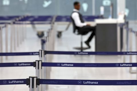 Erneut hunderte Flugausf&auml;lle bei bestreikter Lufthansa