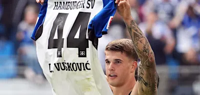 &bdquo;Im Fu&szlig;ball wei&szlig; man nie&ldquo;, sagt Matchwinner Vuskovic &uuml;ber einen Verbleib beim HSV