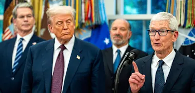 Trump investierte vor China-Reise Millionen Dollar in Apple