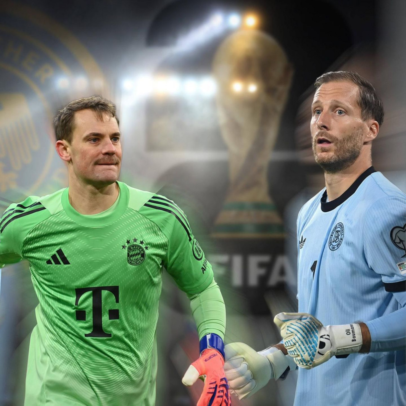 Neuer und Baumann im Vergleich &ndash; wer laut Statistik besser ist