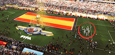 Die Anstandslosigkeit (fast) aller argentinischen Spieler auf einem Foto