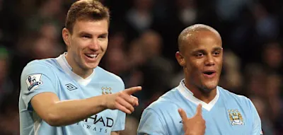 &bdquo;Nur Kompany guckte in den Laptop&ldquo;, erz&auml;hlt Dzeko bewundernd